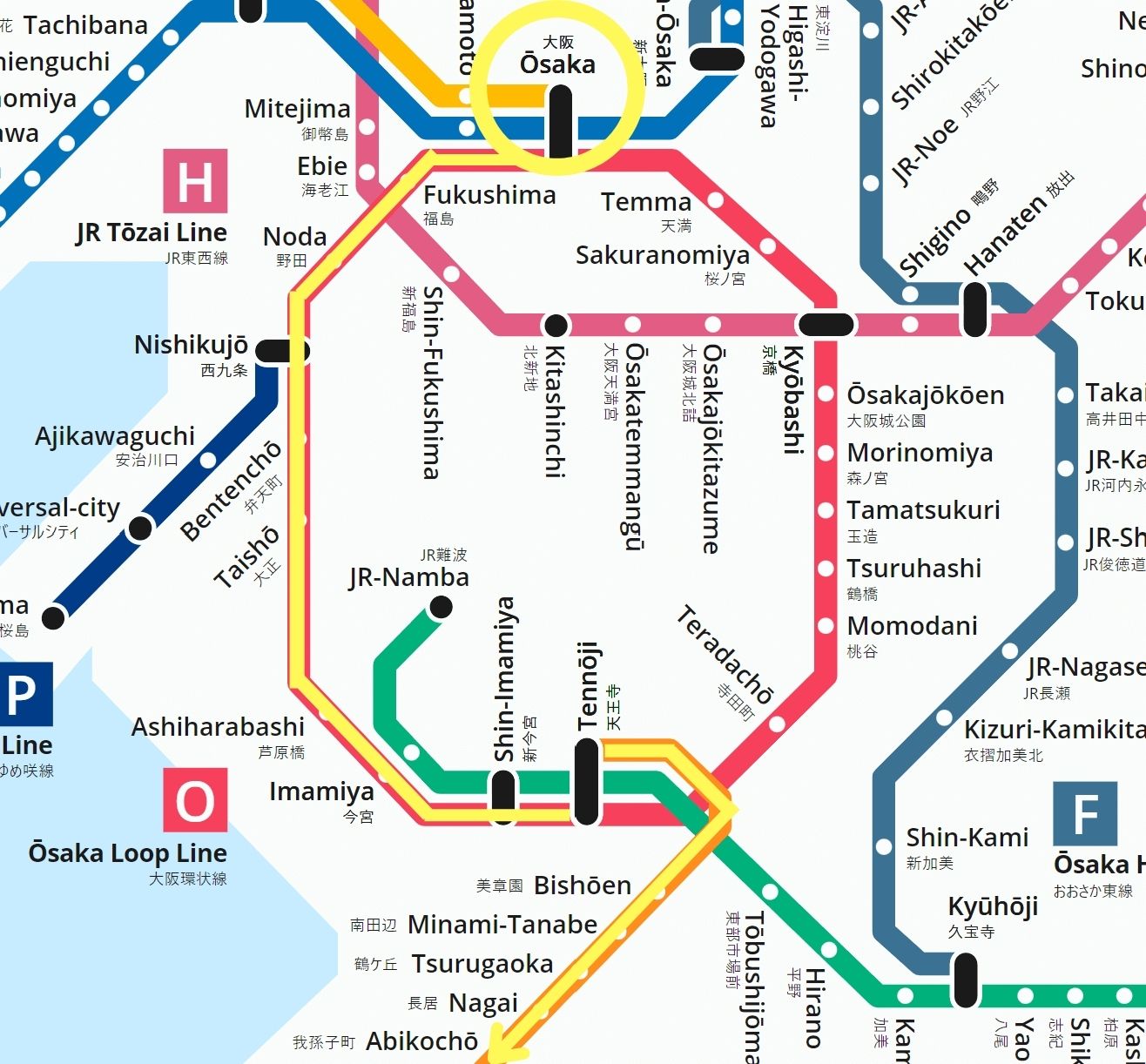 Jr Line Mouse JR大阪駅から関西国際空港第1ターミナルまでの行き方 | Scroll Map Japan